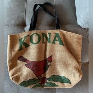 Kona Coffee Cardinal Bag Tote 🌺Hawaii